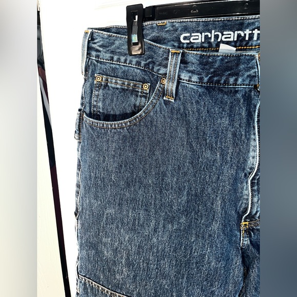 Carhartt Men's Rugged Flex Relaxed Fit Utility Double Front Jeans Size 38 x 34 - Picture 6 of 11